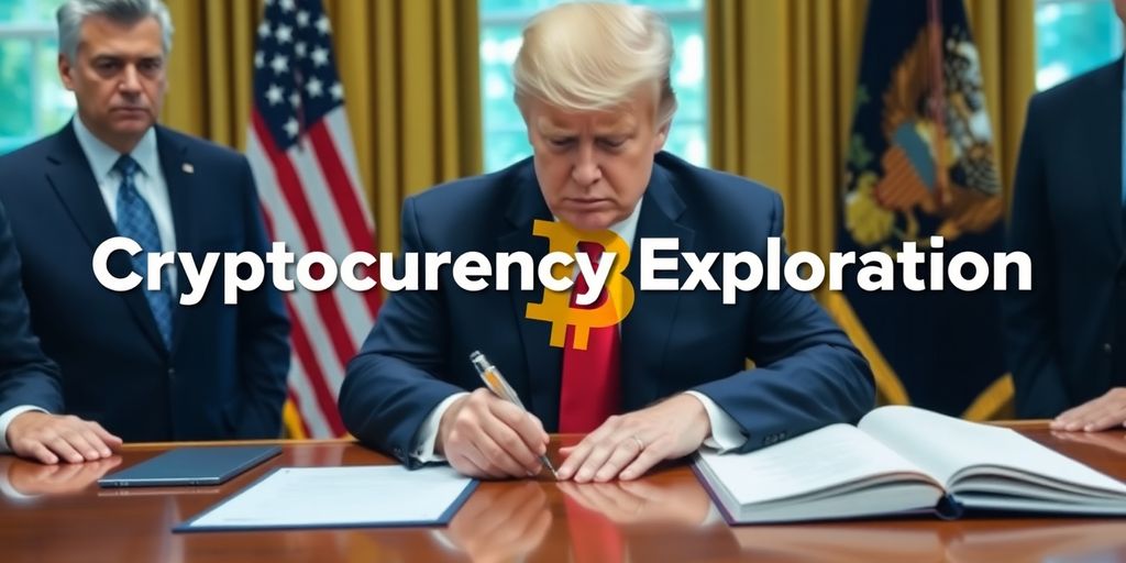 Trump unterzeichnet die Exekutivverordnung zu Bitcoin-Reserven.