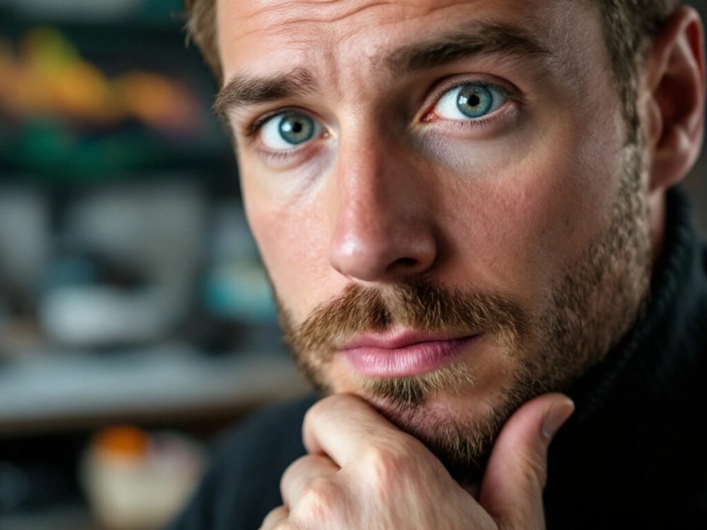 Peter Todd in nachdenklicher Pose